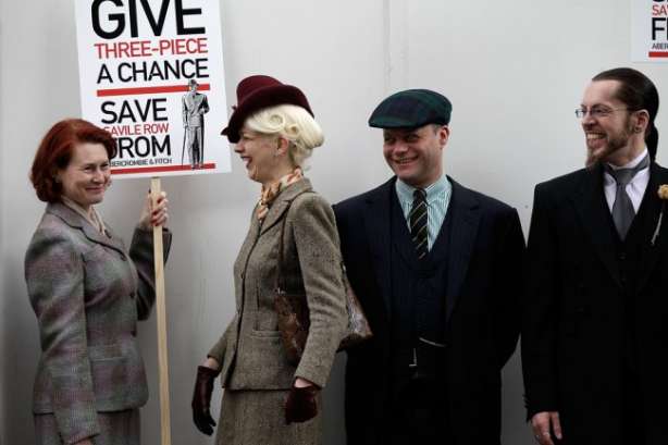Cum a fost la protestul de pe Savile Row 9 protestul Savile Row