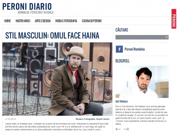 Interviul de pe blogul Peroni Diario 1 Interviul De Pe Blogul Peroni Diario