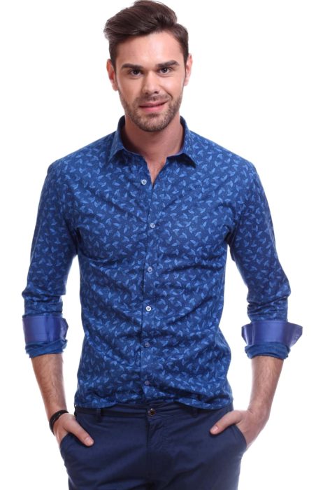5 articole pe care sa le porti in aceasta primavara 4 Camasa-Casual-Albastra-Don-Fresh-Mood_5__1 (1)