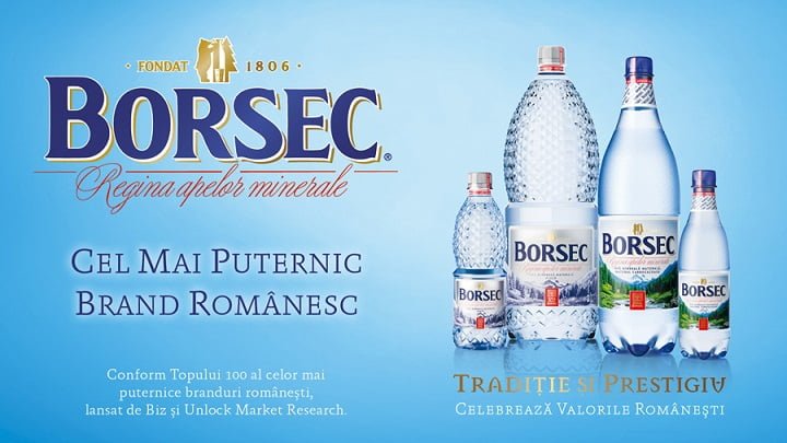 Borsec, cel mai puternic brand românesc