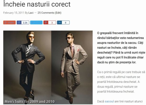 Cele mai citite articole din 2018 4 incheie nasturii corect