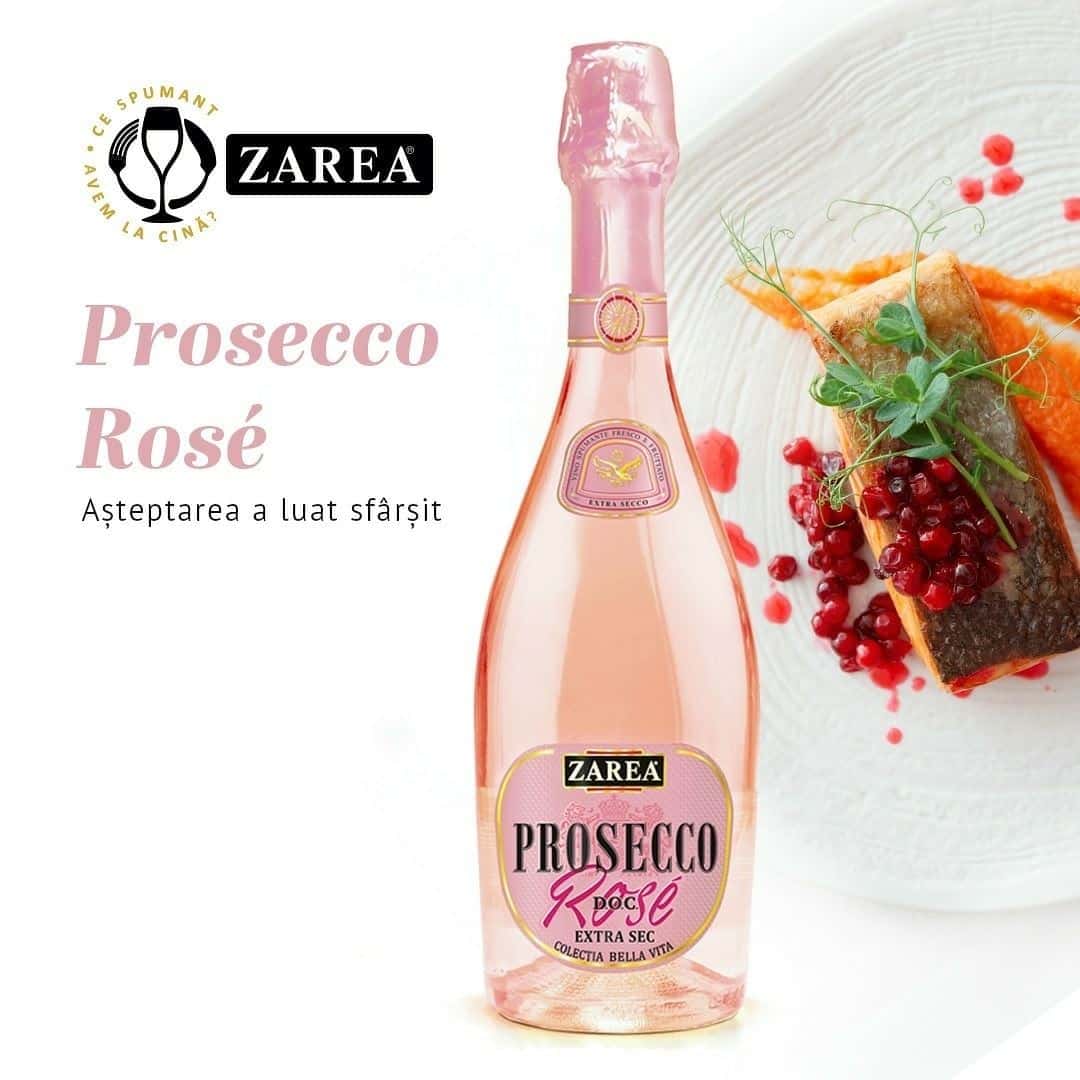 Zarea Prosecco Rosé- O Noutate Pentru Iubitorii Vinurilor Spumante