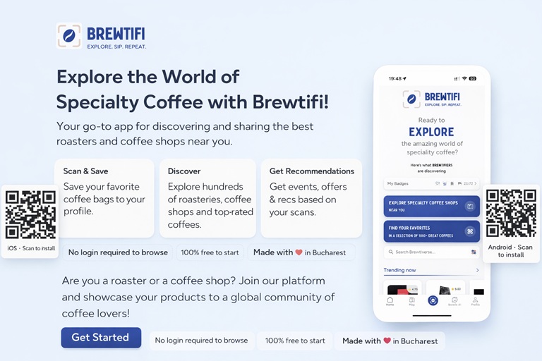 BREWTIFI lansează „Places”: Descoperă cele mai bune cafenele de cafea de specialitate din Europa cu noua funcție Hartă Cafenele 1 Brewtifi Lansează „Places”: Descoperă Cele Mai Bune Cafenele De Cafea De Specialitate Din Europa Cu Noua Funcție Hartă Cafenele