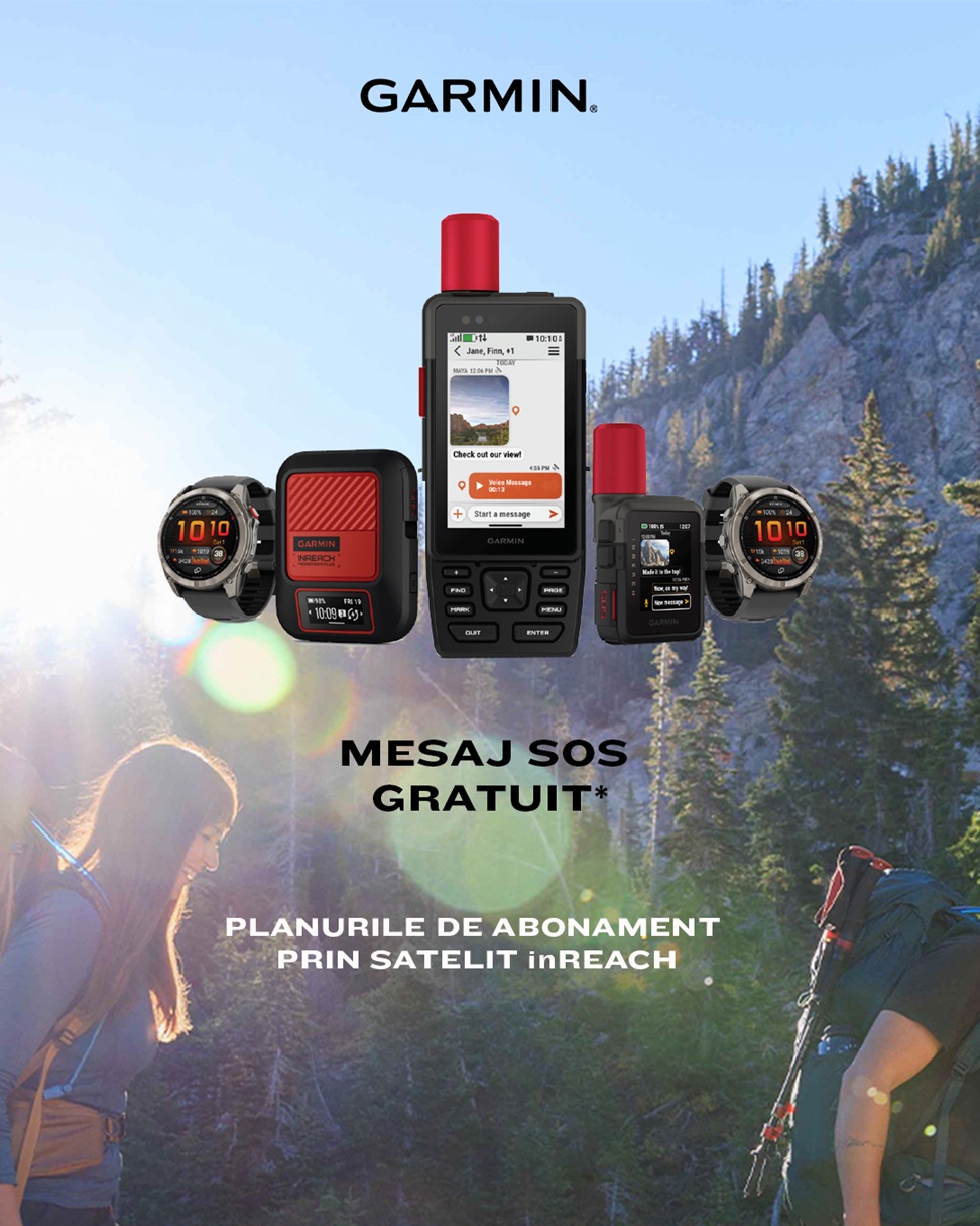 SOS gratuit pentru ceasurile și dispozitivele compatibile Garmin inReach 1 Sos Gratuit Pentru Ceasurile Și Dispozitivele Compatibile Garmin Inreach